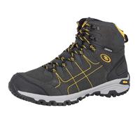 Brütting Mount Shasta High, Botas de Trekking y Senderismo Unisex Adulto, Antracita Amarillo, 47 EU