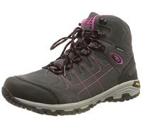 Brütting Mount Shasta High, Zapatillas para Correr de Diferentes Deportes Mujer, Gris, Negro y Rosa, 36 EU