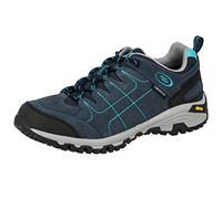 Brütting Mount Shasta Low, Zapatos de Low Rise Senderismo Mujer, Azul (Marino/Turquesa), 36 EU