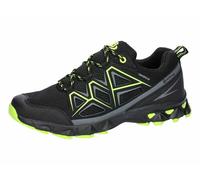 Brütting Power, Zapatillas de Senderismo Unisex Adulto, Negro Gris Limón, 44 EU