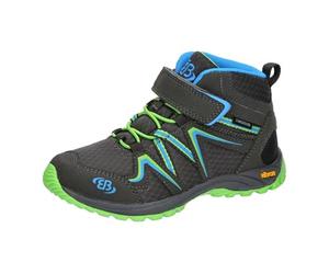 Brütting Rockwall, Botas de montaña, Grau/Blau/Lemon, 35 EU