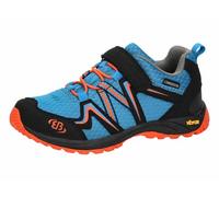 Brütting Rockwall, Zapatillas de Trekking Unisex niños, Azul Negro Naranja, 27 EU