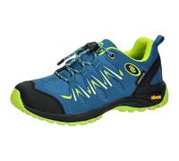Brütting Zapatillas de Trail Running para niños Expedition, Petrol Lemon, 30 EU