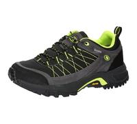 Brütting Zapatillas de Trail Running Unisex Mount Egmont, Negro Gris Limón, 38 EU