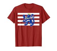 Bruges BÉLGICA BÉLGICA Flag West Flanders ROJA tee Camiseta