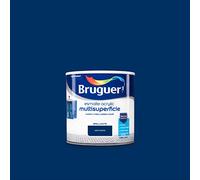 Bruguer Acrylic Multisuperficie Esmalte al agua Brillante Azul Marino 250 ml