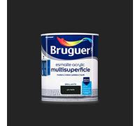 Bruguer Acrylic Multisuperficie Esmalte al agua Brillante Gris Medio 750 ml