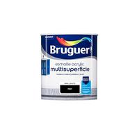Bruguer Acrylic Multisuperficie Esmalte al agua Brillante Negro 750 mL