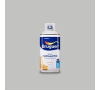 Bruguer Acrylic Multisuperficie Esmalte al agua en Spray Satinado Gris Suave 300 ml