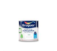Bruguer Esmalte acrílico multisuperficie al agua Mate Blanco Permanente 250 ml