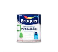 Bruguer Esmalte al agua Acrílico Multisuperficie Mate Blanco Permanente 750 ml