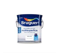 Bruguer Acrylic Multisuperficie Esmalte al agua Brillante Blanco Permanente 4 L