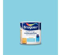 Bruguer Acrylic Multisuperficie Esmalte al agua Satinado Azul Caribe 250 ml