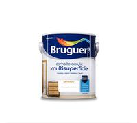 Bruguer – Esmalte acrílico multisuperficie al agua satinado blanco permanente 2,5 L