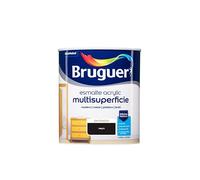 Bruguer Acrylic Multisuperficie Esmalte al agua Satinado Negro 750 ml