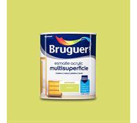 Bruguer Acrylic Multisuperficie Esmalte al agua Satinado Verde Lima 750 ml