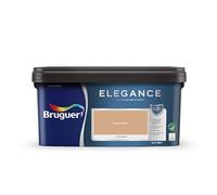 Bruguer ELEGANCE Pintura Monocapa ExtraMate, Paredes y Techos, Interior, Exterior protegido, Alta Durabilidad, UltraLavable, Resistente al Desgaste y Manchas Camel Clásico 4L