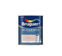 Bruguer ELEGANCE Pintura Monocapa ExtraMate, Paredes y Techos, Interior, Exterior protegido, Alta Durabilidad, UltraLavable, Resistente al Desgaste y Manchas Rosa Antiguo 750 ml
