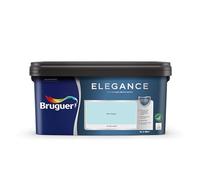 BRUGUER Elegance Pintura Monocapa Extra Mate para Paredes y Techos, Interior y Exterior protegidos, Ultra Lavable, Resistente al Desgaste y Manchas, Con conservante Antimoho, Azul Aqua 4 L