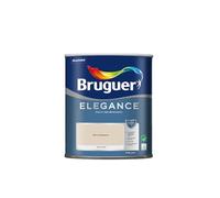 BRUGUER Elegance Pintura Monocapa Extra Mate para Paredes y Techos, Interior y Exterior protegidos, Ultra Lavable, Resistente al Desgaste y Manchas, Con conservante Antimoho, Blanco Elegante 750 ml