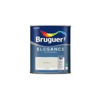 Bruguer ELEGANCE Pintura Monocapa ExtraMate, Paredes y Techos, Interior, Exterior protegido, Alta Durabilidad, UltraLavable, Resistente al Desgaste y Manchas Blanco Espuma 750 ml