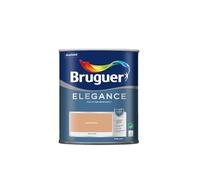 Bruguer ELEGANCE Pintura Monocapa ExtraMate, Paredes y Techos, Interior, Exterior protegido, Alta Durabilidad, UltraLavable, Resistente al Desgaste y Manchas Camel Clásico 750 ml