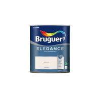 Bruguer Elegance Pintura Monocapa Extra Mate para Paredes y Techos, Interior y Exterior protegidos, Ultra Lavable, Resistente al Desgaste y Manchas, Con conservante Antimoho, Beige Arena 750 ml