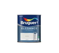 BRUGUER Elegance Pintura Monocapa Extra Mate para Paredes y Techos, Interior y Exterior protegidos, Ultra Lavable, Resistente al Desgaste y Manchas, Con conservante Antimoho, Blanco Nube 750 ml