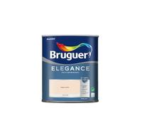 BRUGUER Elegance Pintura Monocapa Extra Mate para Paredes y Techos, Interior y Exterior protegidos, Ultra Lavable, Resistente al Desgaste y Manchas, Con conservante Antimoho, Beige Vainilla 750 ml