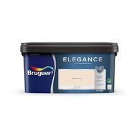 Bruguer ELEGANCE Pintura Monocapa ExtraMate, Paredes y Techos, Interior, Exterior protegido, Alta Durabilidad, UltraLavable, Resistente al Desgaste y Manchas Beige Vainilla 4L