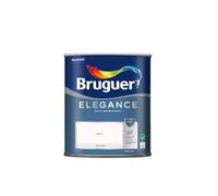 Bruguer ELEGANCE Pintura Monocapa ExtraMate, Paredes y Techos, Interior, Exterior protegido, Alta Durabilidad, UltraLavable, Resistente al Desgaste y Manchas Blanco 750 ml