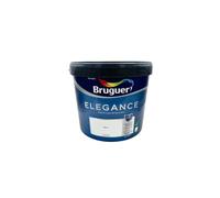 Bruguer ELEGANCE Pintura Monocapa ExtraMate, Paredes y Techos, Interior, Exterior protegido, Alta Durabilidad, UltraLavable, Resistente al Desgaste y Manchas Blanco 10L