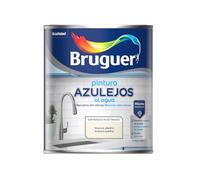 Bruguer Esmalte Azulejos al Agua Satinado Blanco Piedra 750ml