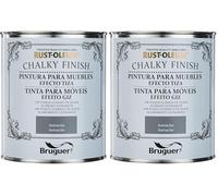 Bruguer Rust-Oleum Chalky Finish pintura para muebles Antracita 750 ml (Paquete de 2)