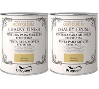 Bruguer Rust-Oleum Chalky Finish pintura para muebles Mostaza 750 ml (Paquete de 2)
