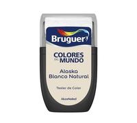 Bruguer Tester Colores del Mundo Pintura para paredes monocapa Alaska Blanco Natural, 30 Mililitros