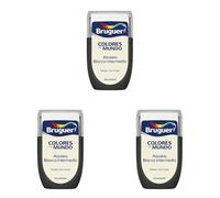Bruguer Tester Colores del Mundo Pintura para paredes plastica monocapa Alaska Blanco Intermedio (Paquete de 3)