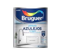 Bruguer Esmalte para azulejos al agua satinado gris 750 ml