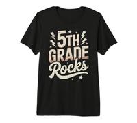 Bruh 5TH Grado Rocks Primer día Maestra de Coro Little Miss Camiseta Premium