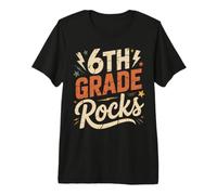 Bruh 6TH Grade Rocks Primer día Profesora de Banda Little Miss Camiseta Premium