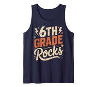 Bruh 6TH Grade Rocks Primer día Profesora de Banda Little Miss Camiseta sin Mangas
