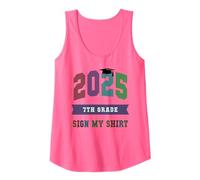 Bruh 7º GRADO 2025 ÚLTIMO DÍA AUTOGRÁFICOS FIRMA MI Recuerdo Camiseta sin Mangas