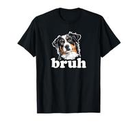 Bruh Bro Kids Blue Merle Australian Shepherd Lover Camiseta