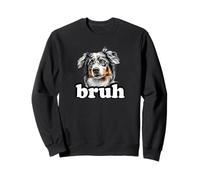 Bruh Bro Kids Blue Merle Australian Shepherd Lover Sudadera