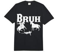 Bruh Caballeros Divertidos En Caballo Medieval REN Faire Justing Comfort Colors Adult Heavyweight T-Shirt