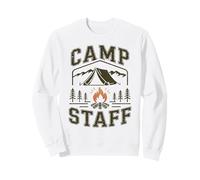 Bruh Camp Staff Anfitrión Escuadrón Campistas Aventura Camping Smore Sudadera