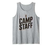 Bruh Camp Staff Host Squad Campers Besties Camping Cousin Camiseta sin Mangas