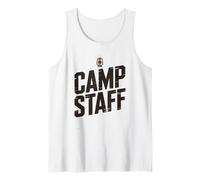 Bruh Camp Staff Host Squad Campers Besties Camping Cousin Camiseta sin Mangas