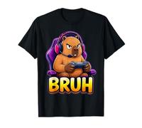 Bruh Capybara Videojuegos Funny Controller PC Gamer Console Camiseta