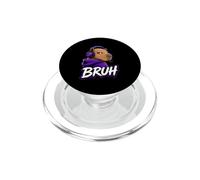 Bruh Capybara Videojuegos Funny Controller PC Gamer Console PopSockets PopGrip para MagSafe